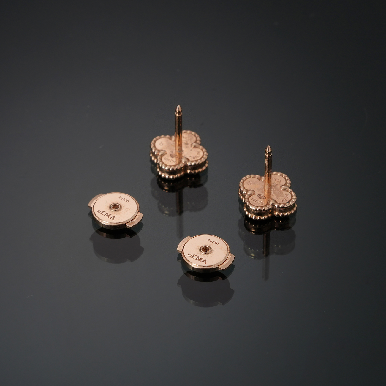 VAN CLEEF & ARPELS(USED)반클리프 스위트 알함브라 커넬리언 이어링
